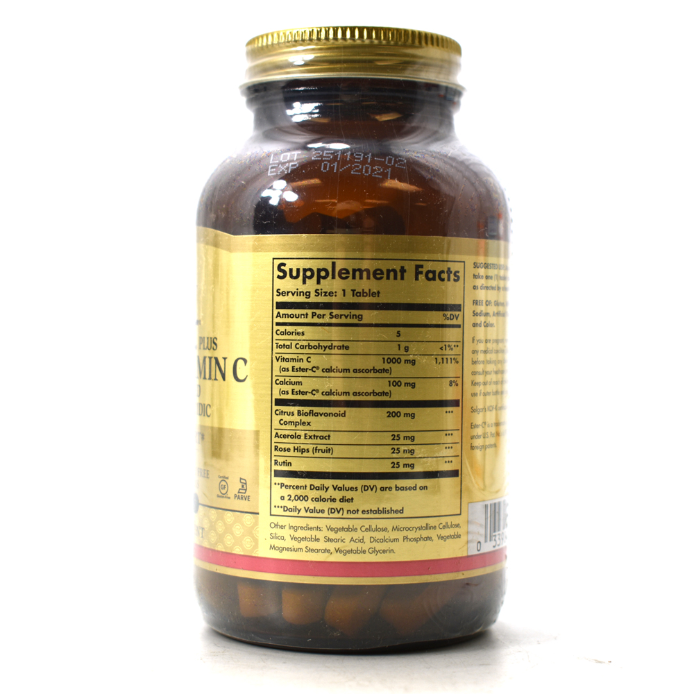 Solgar Ester C Plus 1000 mg Vitamin C 90 Tablets 33984010529 eBay