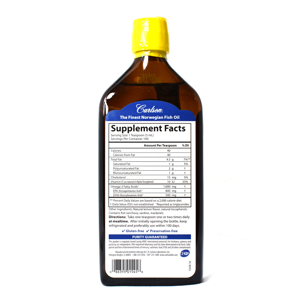 The Very Finest Norwegian Fish Oil Lemon Flavor 16.9 oz eBay