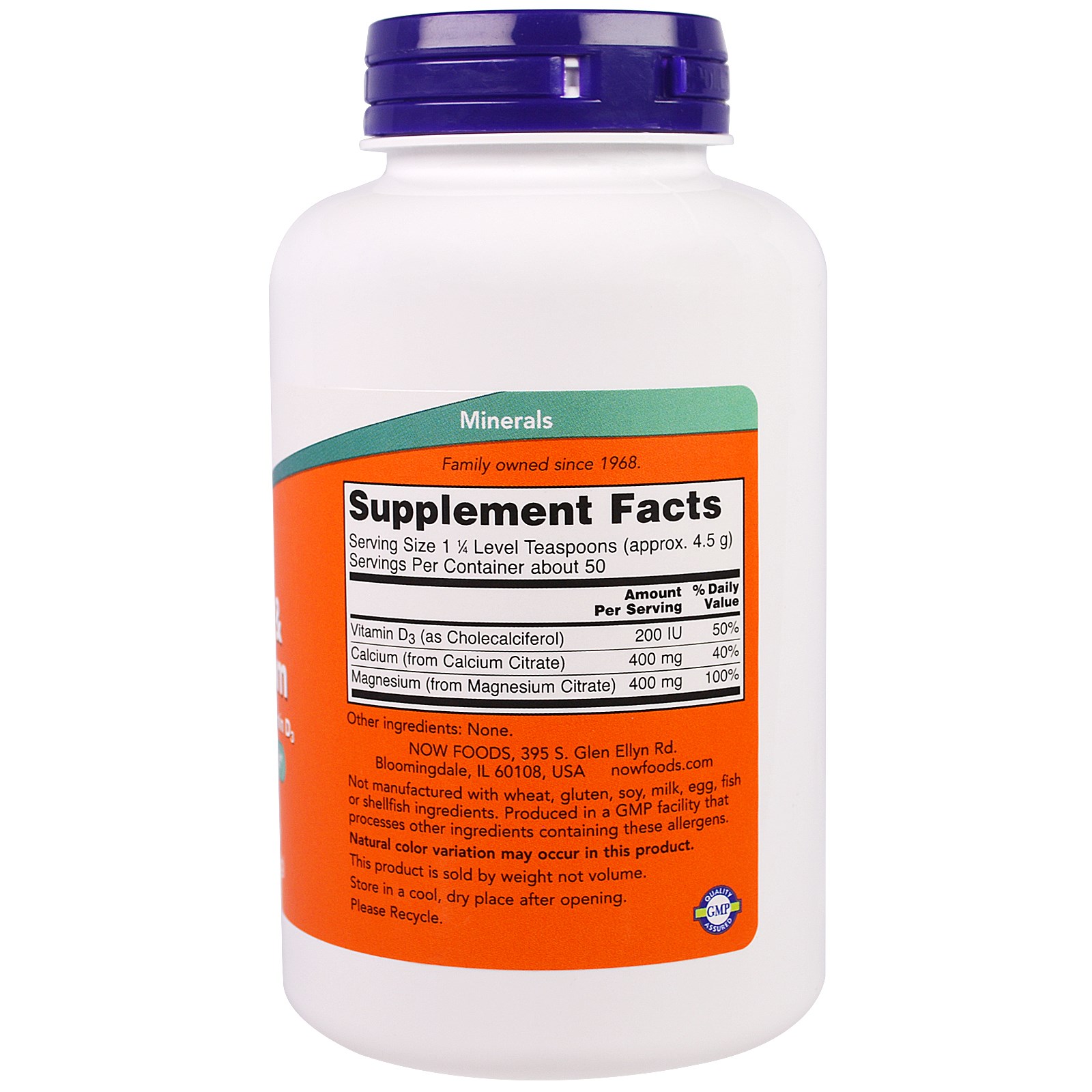 NOW Foods Calcium and Magnesium Citrate Powder 8 oz 733739012432 eBay