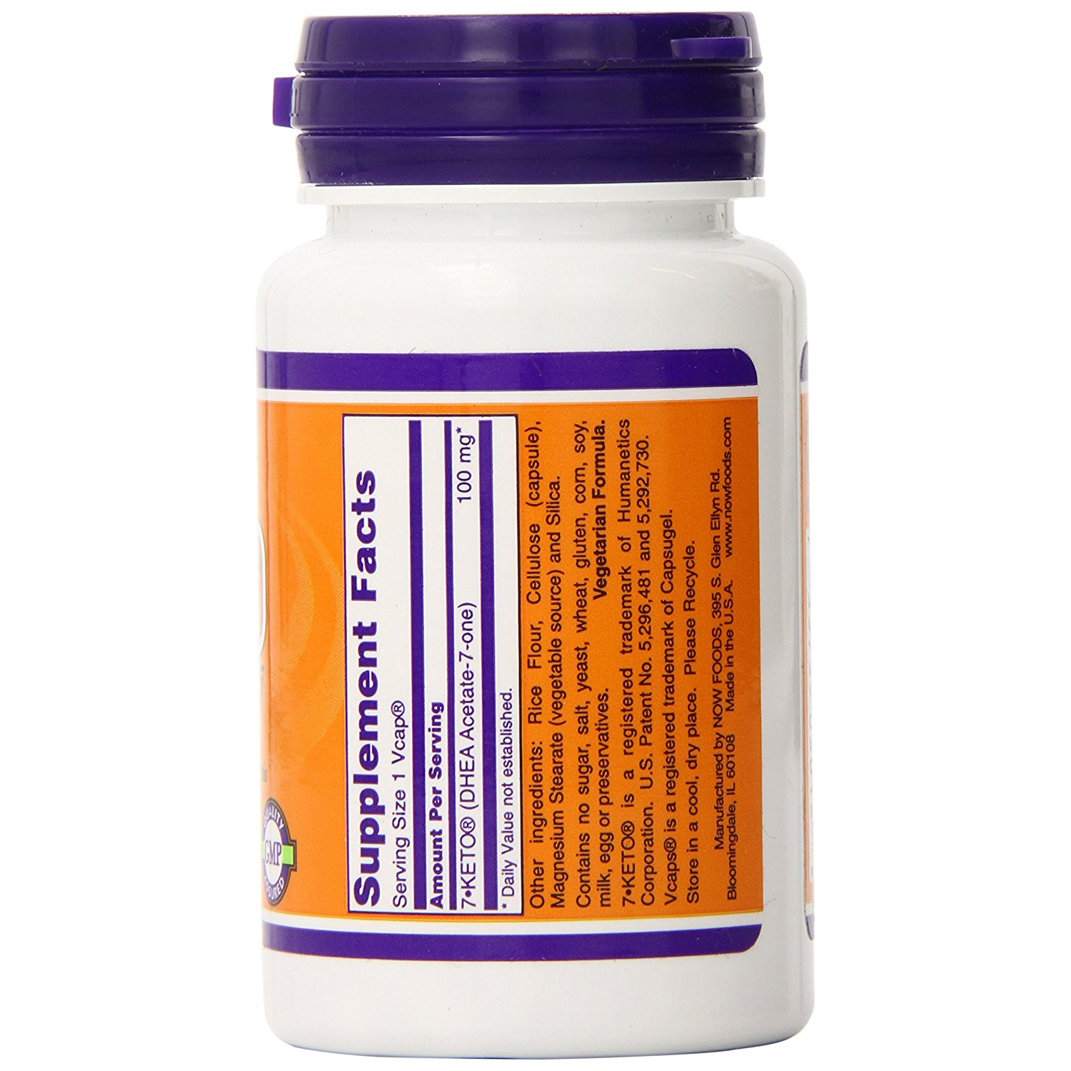 Now Foods 7-Keto 100mg - 30 Vegetarian Capsules 3 Now Foods 7-Keto 100mg - 30 Vegetarian Capsules 3