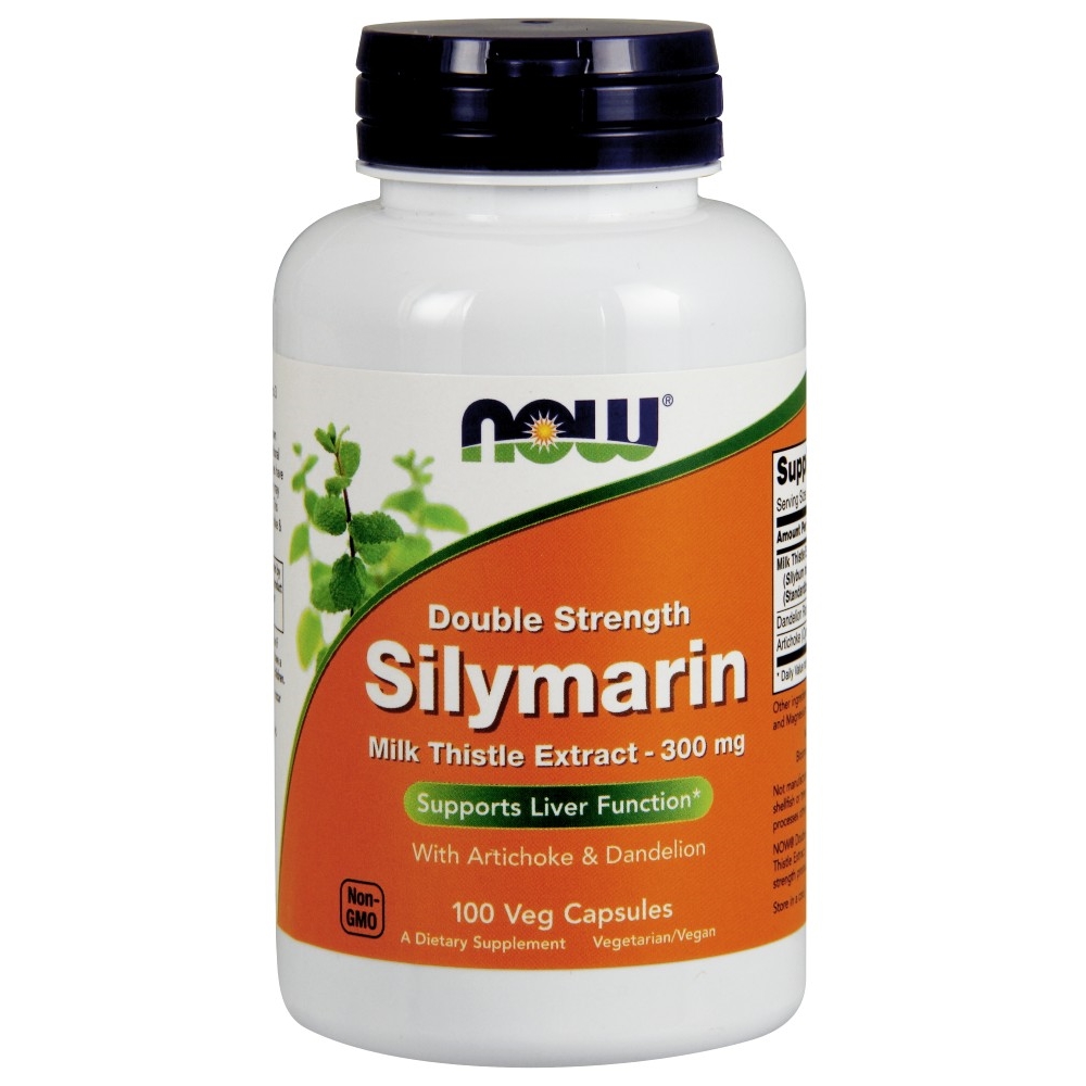 Silymarin Milk Thistle Extract w/ Artichoke & Dandelion 2X 300mg 100