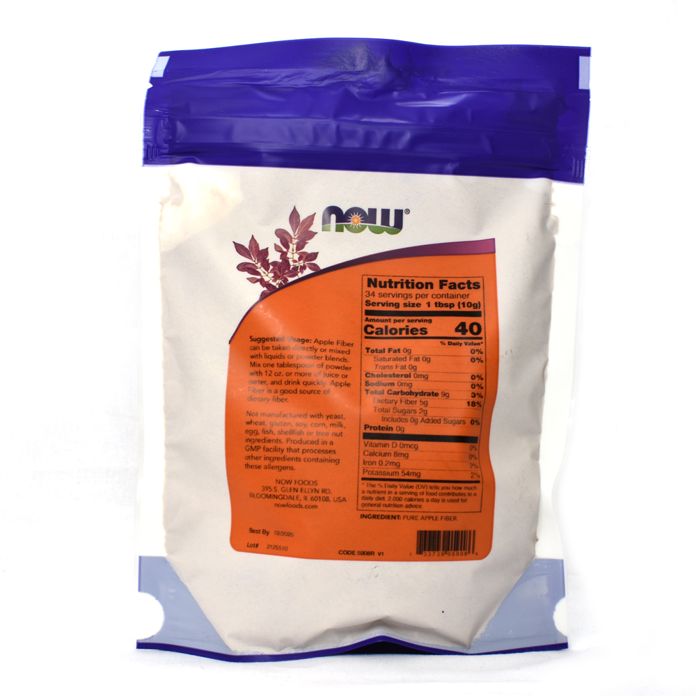 Now Foods Apple Fiber Powder 12 oz eBay
