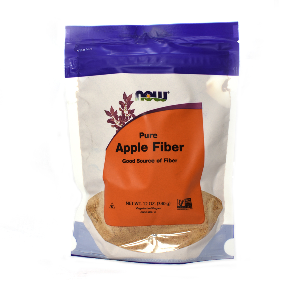 Now Foods Apple Fiber Powder 340 Grams 12 Oz 34 Servings for sale