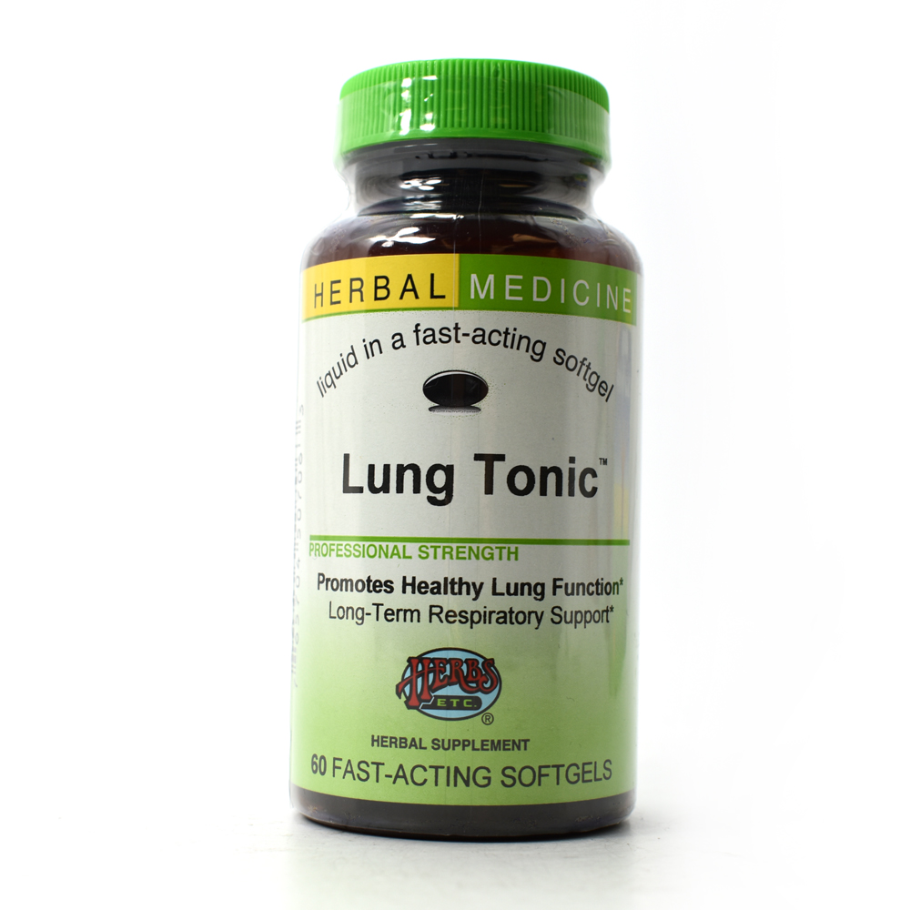 Herbs Etc Lung Tonic Professional Strength 60 Softgels 765704507063